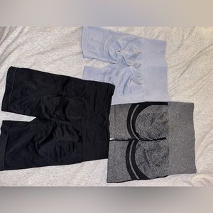 3 piece booty lifting gym shorts!